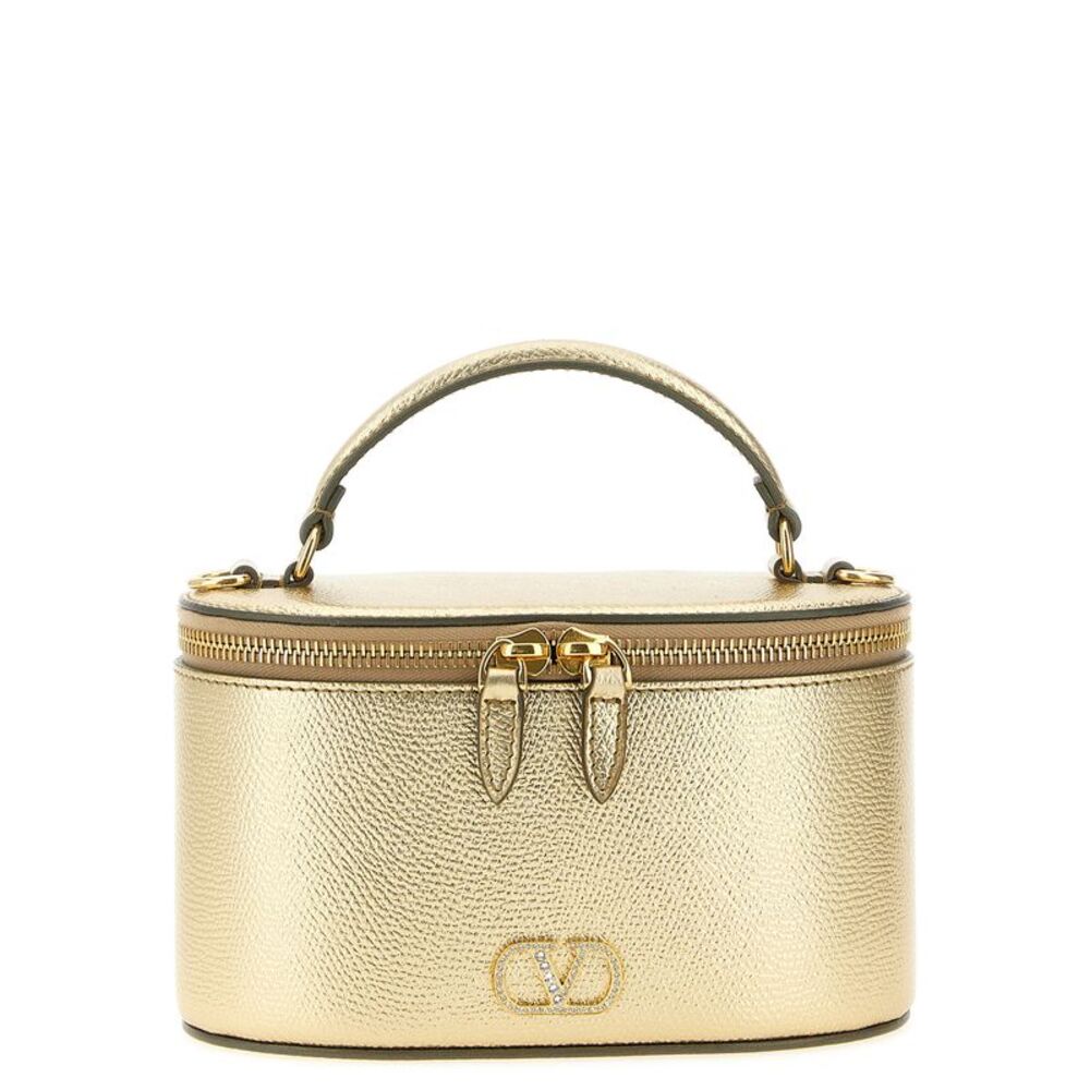 Valentino Garavani Gold Calfskin Women's Handbag
